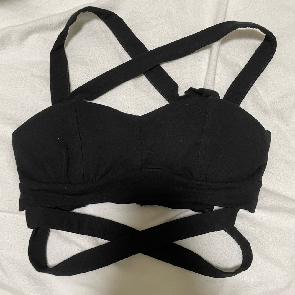 Cross cross bandeau top